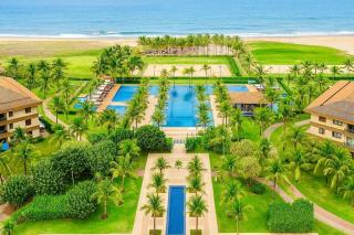 Mandara Lanai - Apto 101, bloco 12 - 2quartos, 3 wcs - Porto Dunas, pé na areia - 0