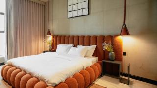 Rooftop with 2 bedrooms, 2 bathrooms, kitchen, and outdoor seating - 1