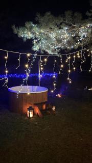LEŚNY LUZ domek z jacuzzi w lesie nad jeziorem, duży taras, ognisko, gril, basen - 8
