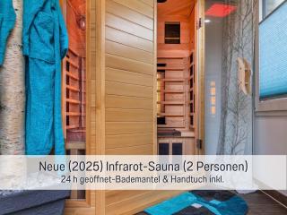 Dree Gevels Huus für Gruppen-Ferien - 6 Personen - großer Garten, Innen-und Außenkamin, Sauna, Wallbox - 5