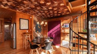 Firepit Mountain Views A-Frame in Fairview Honeycomb Hideaway by AvantStay - 5