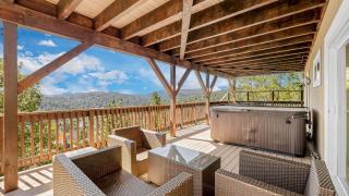 Hot Tub Fire Pit Game Room Amazing Deck Views Sky Canyon Lodge by AvantStay - Blue Jay - 5