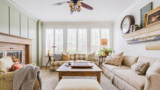 Spacious 4BR Home w Fireplace Work Space Backyard Dining - 2