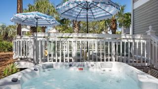 Steps to Beach Arcade Game Room Pool Hot Tub Calico Scallop by AvantStay - 7