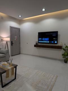 شقة بغرفة معيشة وغرفة نوم - 1