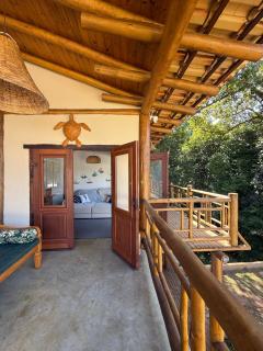 Chalé na montanha com vista pro mar de Itamambuca - 0