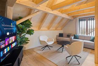 Visionary Hospitality Bassersdorf, Zürich - Premium Apartments in Swiss Style with Free Parking, Washer, Kitchen, Terrace, Vaulted Cellar Event Room, Bus Stop, 15' City & Airport - 6