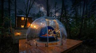 Forest Wellness Getaway Sauna Hot Tub Games - 9