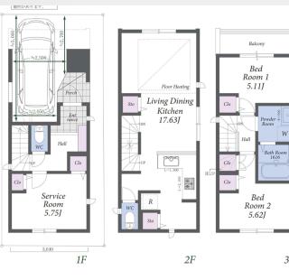 1-minute walk from JR Sakuranomiya Station in Miyakojima Ward, 4 minutes by train to Osaka Station, newly built house - 9