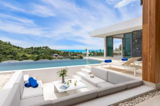 Villa Artelie 4BR Sea & Mountain View - 900m Silver Beach - 9