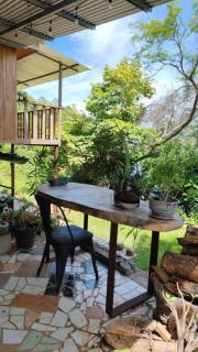 Teak house in a forest above the beach - 2