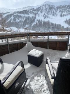 Incredible 2 rooms, sun terrace view, slope Incroyable appartement, six personnes Tout, pédestre, commerces et piste, Immense terrasse, vue panoramique montagne et pistes - 4