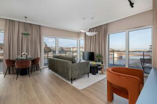 Szczecin River View Terrace with AC & Parking by Noclegi Renters - 4