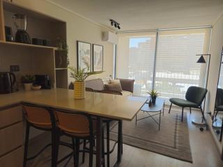 HOM I Cercano al Metro Wifi Terraza 1D1B en Nunoa - 1