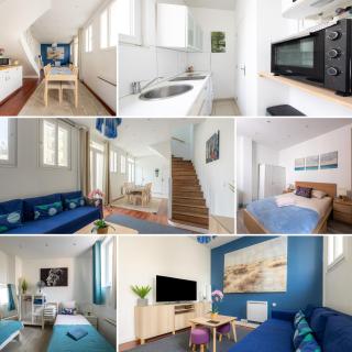 Blue House - Parking - Maison Centre Ville Reims - Proche Gare - 6