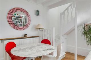 Primrose Hill House, Bedroom with King Bed, Mezzanine Super-King, Double-Height Living Room - London - 8