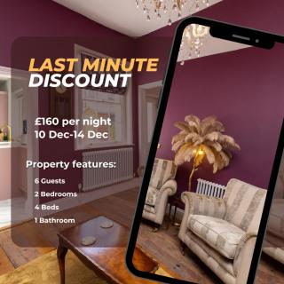 Luxury 2 Bedroom Georgian home, garden, Beach access, 6 guests - 0