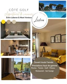 Côté Golf, bel appartement RDC avec terrasses dans Golf, piscine, tennis, à 5mn de l'Isle sur la Sorgue - 0