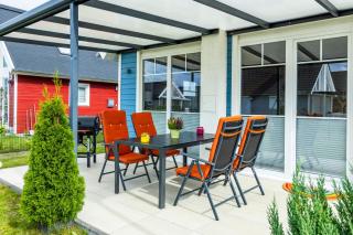 Komfortables Ferienhaus mit Feldblick und Hafen - 5