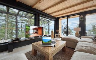 Chalet Eden Roc luxueux avec Jacuzzi et Sauna Privés 6 personnes - Saint-Irénée - 0