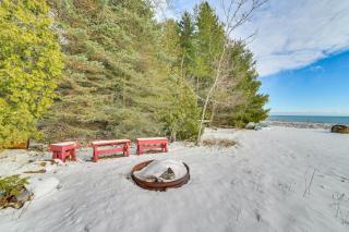 On-Site Trails and Private Beach! Lake Huron Retreat - 9