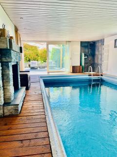 Suite4you Erlen,Moderne Suite Bodenseenah, privater Indoorpool ganzjährig beheizt, Sauna, Parkplatz & WLAN - Erlen - 9