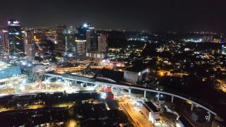 One Bedroom with Living and Kitchen at High Floor - Singapore View - 7