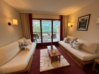 2 pièces pour 5 personnes, tout pédestre, pistes a 3mn, vue exceptionnelle - 5