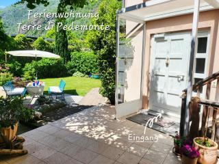 Schöne Gartenwohnung am Strand von Tegna Centovalli - 1