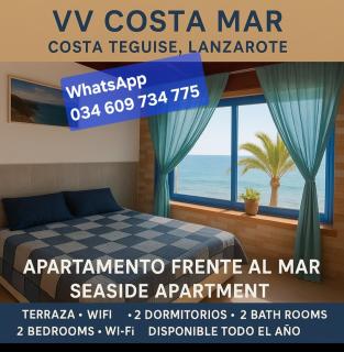 Costa Mar 2 dormitorios , Primera línea del mar, 20 metros de playa Bastian - 0