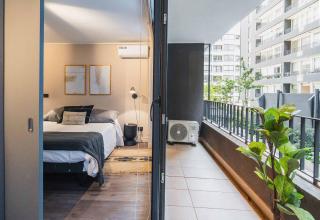 HOM I Moderno Depto 2D2B 4PAX Parking Nunoa - 6