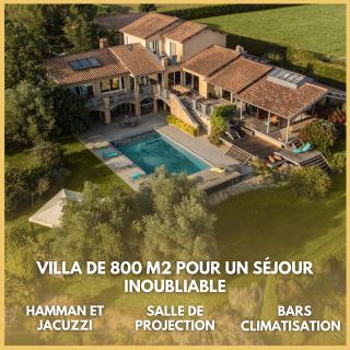 La Villa Bleue, avec Hammam, Piscine et Jacuzzi - 0