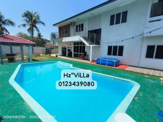 Private Villa tepi pantai portdickson 6room,6toilet free wifi,netflix,extra single bed 8, 30pax max - 0