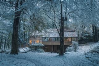 5 Star Luxury Woodland Retreat Sleeps 12 Hot tub Sauna - Clapton in Gordano - 0