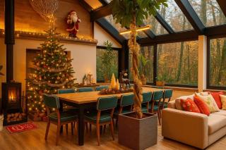 5 Star Luxury Woodland Retreat Sleeps 12 Hot tub Sauna - 8