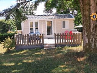 Mobil-home 4 pers avec terrasse au camping Les Tournesols - API-1-52-489 - 1