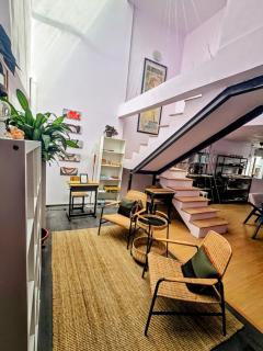 Suite morada Moderna y céntrica ideal hasta para 5 viajeros - 3