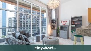 StayShort - Dazzling Studio in Business Bay with Stunning Views - 0