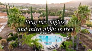 Villa on 5 Acre Vineyard Equestrian Estate, Pool & Hot tub, Events - 8