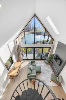 Waterfront Cabin with Hot Tub, Fire Pit, Sauna near French Lick, IN - 4