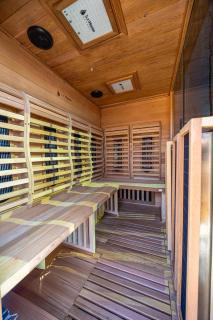 Waterfront Cabin with Hot Tub, Fire Pit, Sauna near French Lick, IN - 5