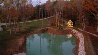 Waterfront Cabin with Hot Tub, Fire Pit, Sauna near French Lick, IN - 2