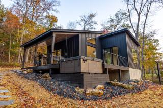 Couple's Cabin with Hot Tub, Fire Pit, Sauna near French Lick, IN - 0