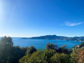 Villa-swimming pool Ca'Du'Ma' Portofino view est - 5