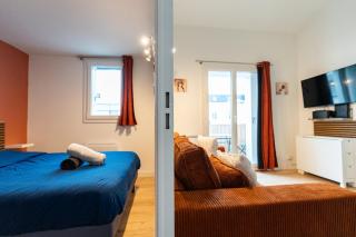 Duplex pour famille 4 Personnes, Plage 100m, TV 4K - 0