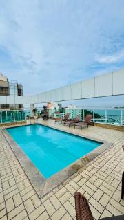 Praia do Canto Apart Hotel - Quarto sala e varanda - 7