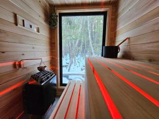 Nordik Spa Cabin - Hot Tub & Sauna - Winter Escape - 7