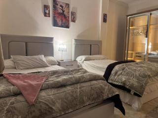 modern villa with coverable warm pool sheik zayed compound - 5