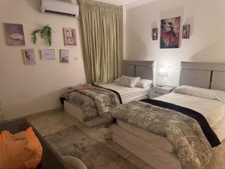 modern villa with coverable warm pool sheik zayed compound - 7