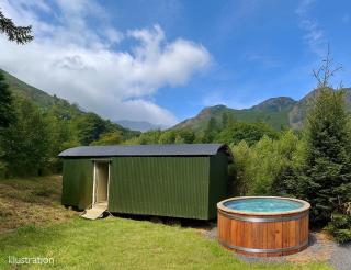 Thistle Lodge, Lake District shepherd hut with hot tub - 9